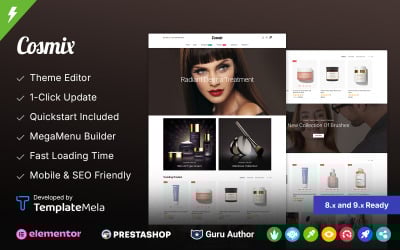 Cosmix - Cosmetica- en schoonheidswinkel PrestaShop-thema