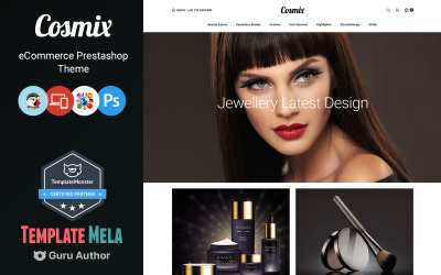 Cosmix - Kozmetik ve Güzellik Mağazası PrestaShop Teması