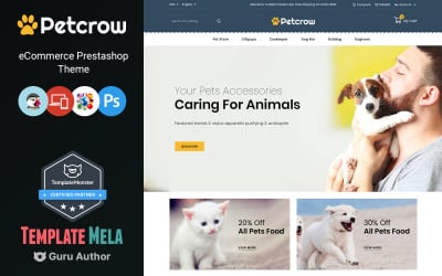Petcrow-宠物在线商店PrestaShop主题