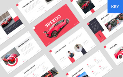 Speedo - Автомобиль - Шаблон Keynote