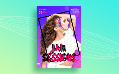 Jas Session Fashion Flyer / Poster - Modello di identità aziendale