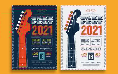Jazz Festival Flyer - Corporate Identity Template