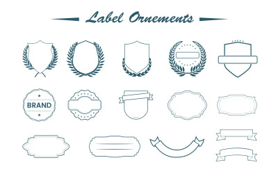 Label Ornaments - Illustration