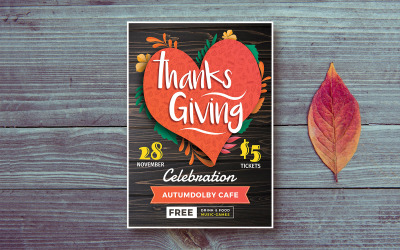 Thanks Giving Flyer - Corporate Identity Template