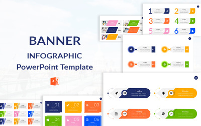 Banner Infographic PowerPoint-mall
