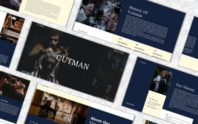 Cutman PowerPoint šablony