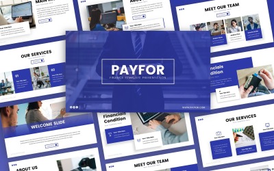 Modèle PowerPoint de présentation de Payfor Finance