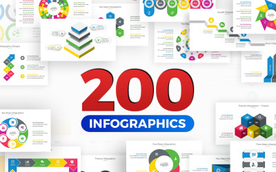 Prémium Infographics PowerPoint sablon
