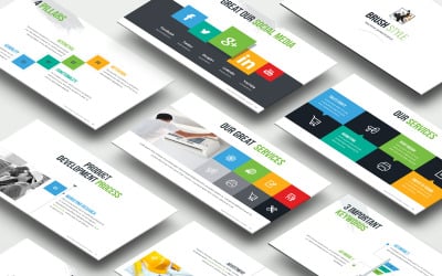 Rozbalte prezentaci Jasná varianta PowerPoint šablony