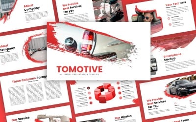 Szablon Tomotive Automotive Presentation PowerPoint