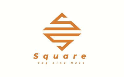 Fyrkantig logotyp mall