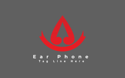Kulaklık Logo Şablonu