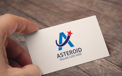 Asteroid (A Harfi) Logo Şablonu