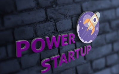 Szablon Logo startowej mocy