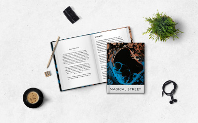 Kitap Kapağı Ürün Mockup'ı