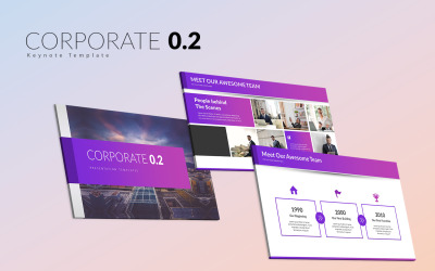 Корпоративный 0.2 - шаблон Keynote