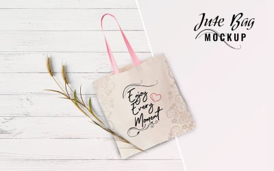 Макет продукта Jute Bag