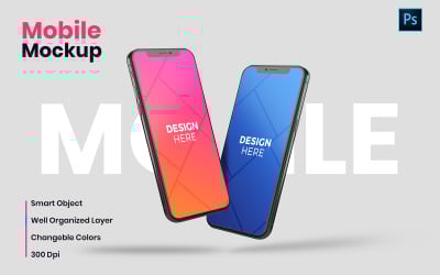 Mobile product mockup