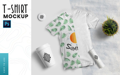 Mockup di prodotto t-shirt