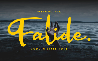 Falide | Modern stílusú betűtípus
