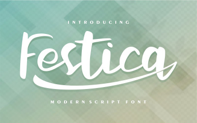 Festica | Moderní kurzíva písmo
