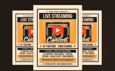 Live streamingconcert - Huisstijlsjabloon