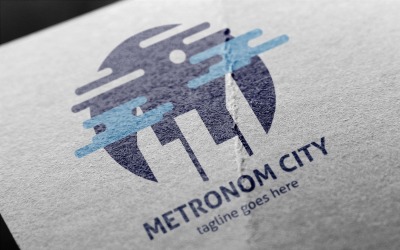 Metronom City logotyp mall