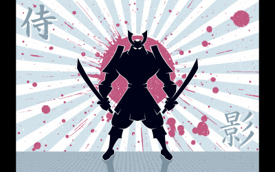 Samurai Background - Illustration