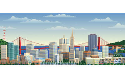 San Francisco - Illustratie