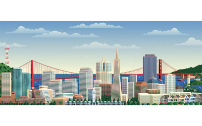 San Francisco - ilustracja