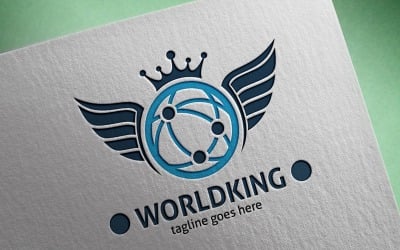 World King Logo Template