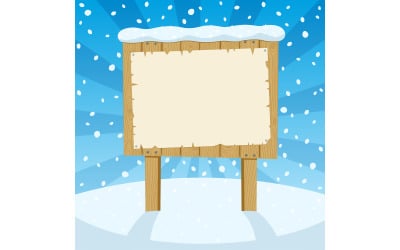 Sign &amp;amp; Snow - Illustration
