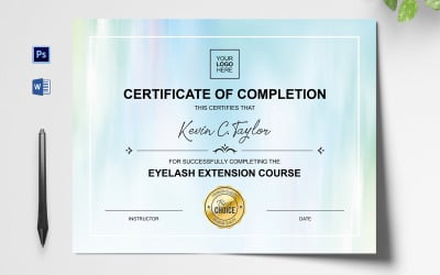 Colorful Design Certificate Template