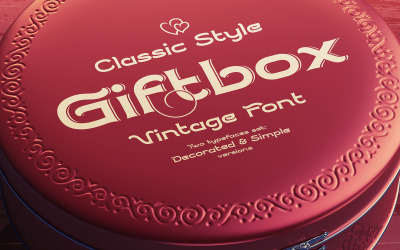 Giftbox lettertype