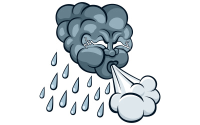 Nube de tormenta - Ilustración
