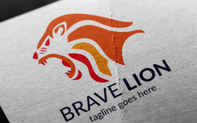 Brave Lion Logo Template