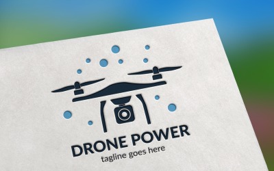 Drone Power Logo Template