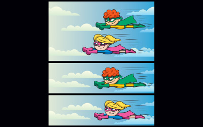 Ilustracja Super Kids Flying 2 #152195