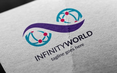Infinity World Logo Vorlage