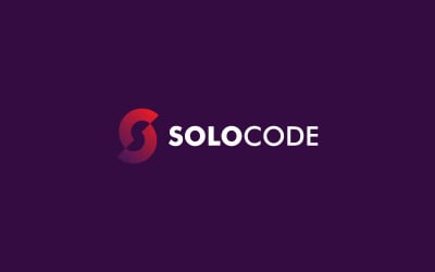 Modèle de logo de lettre S créative