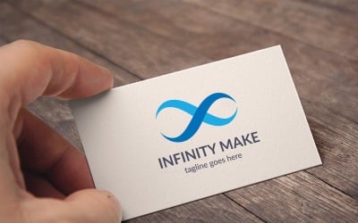 Modèle de logo Infinity Make