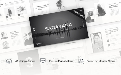 Sadayana - Kreatív üzleti prezentációs sablon Google Diák