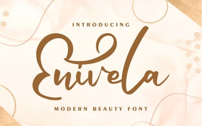 Enivela | Modern skönhetsteckensnitt