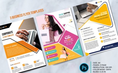 Szablon tożsamości korporacyjnej Business Flyer #152210