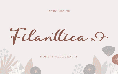 Filanttica | Moderne Kalligraphie-Schriftart