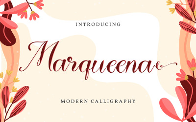 Marqueena | Font calligrafia moderna