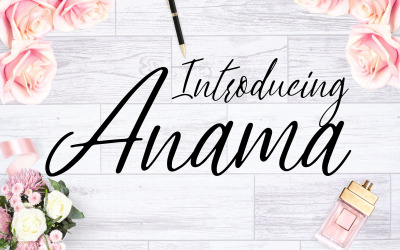 Anama Kursivschrift