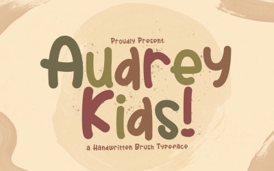 Audrey Kids - Playful Display Font