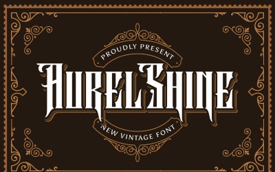 Aurel Shine-Blackletter字体