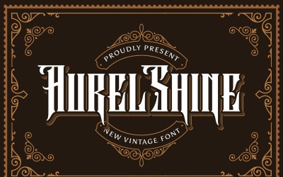 Aurel Shine - Carattere Blackletter